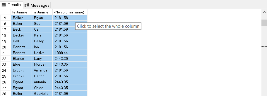 Data Export: From SQL Query to Spreadsheet