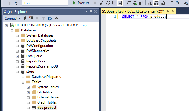 SQL export to CSV command