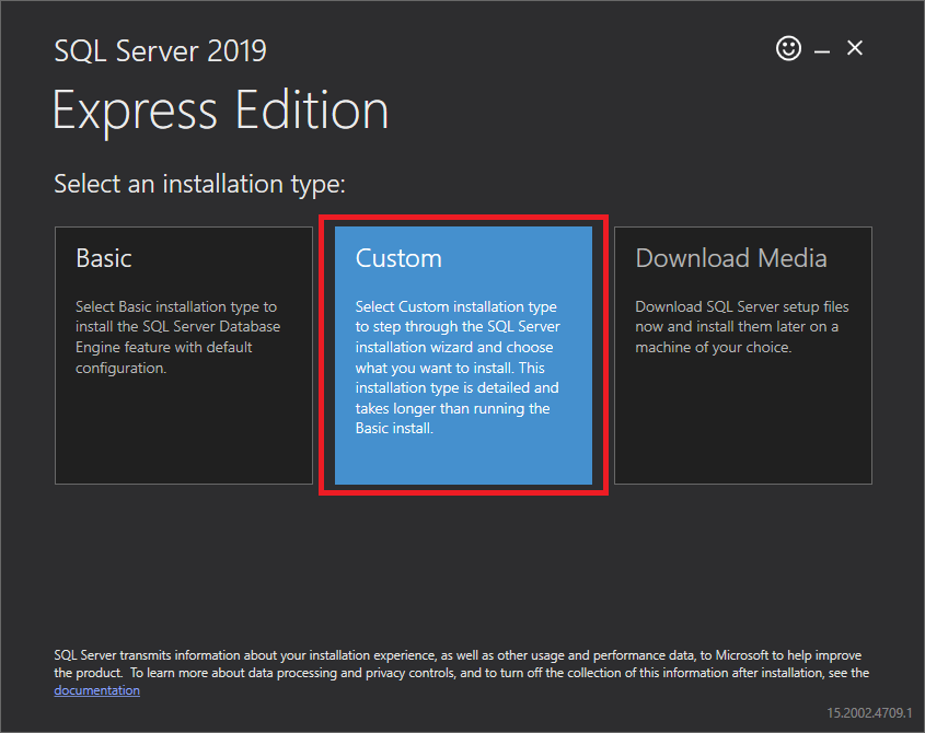 Install Microsoft SQL Server 2019 and SQL Server Management Studio