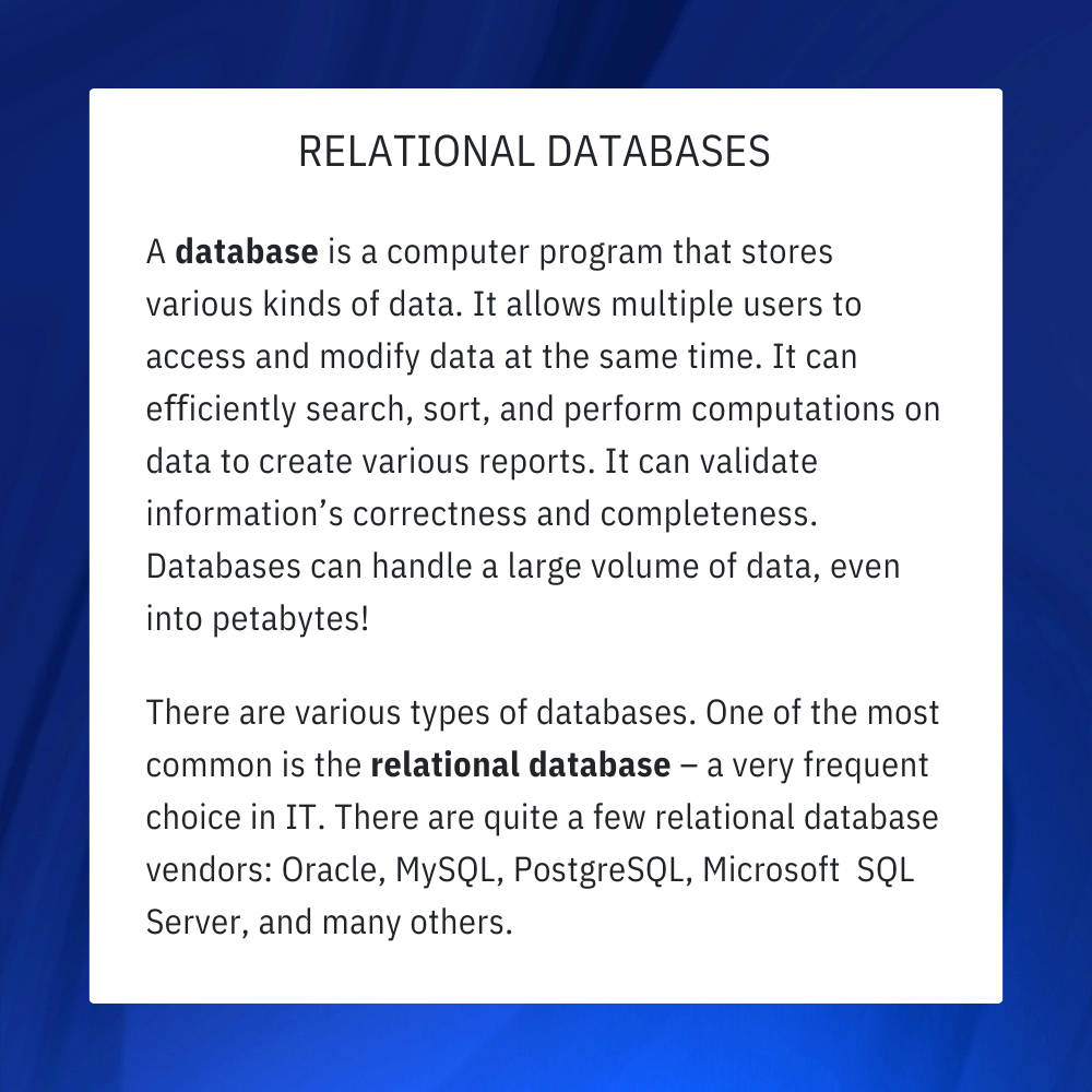 SQL Basics Primer for Non-IT Professionals