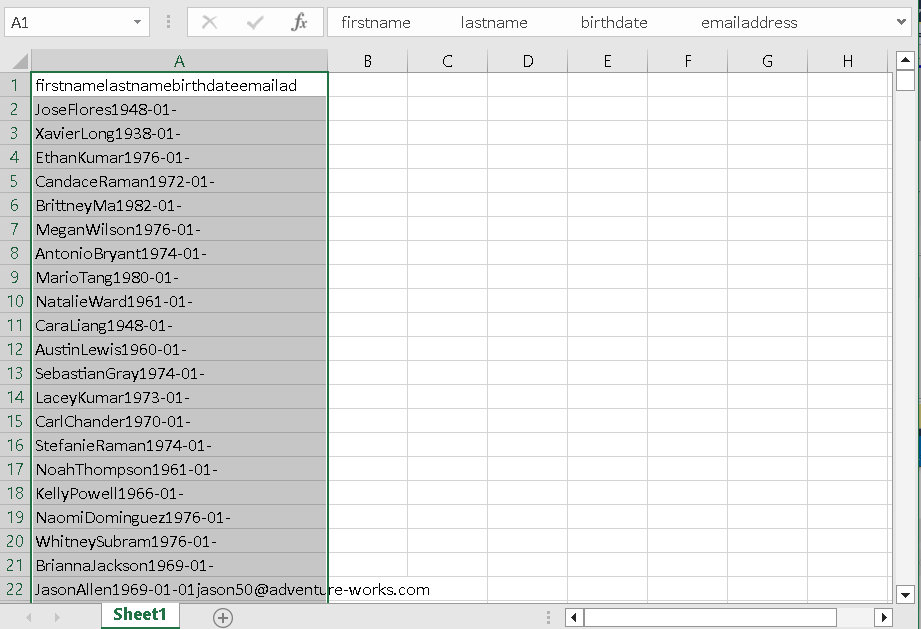 Data Export: From SQL Query to Spreadsheet