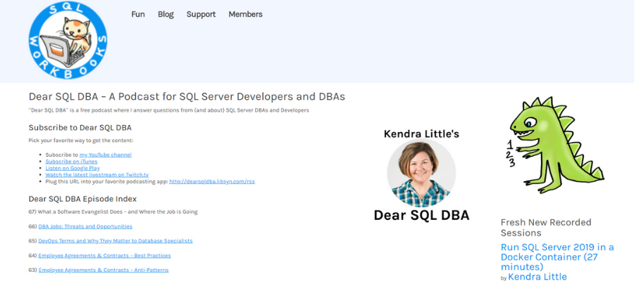 Dear SQL DBA | A Podcast for SQL Server DBAs & Developers