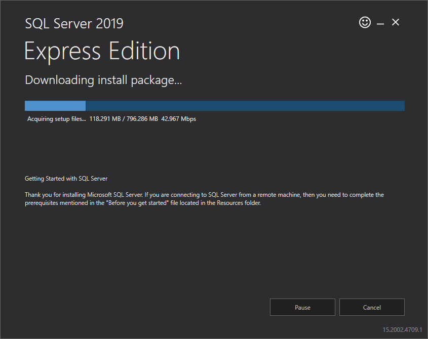 Install Microsoft SQL Server 2019 and SQL Server Management Studio