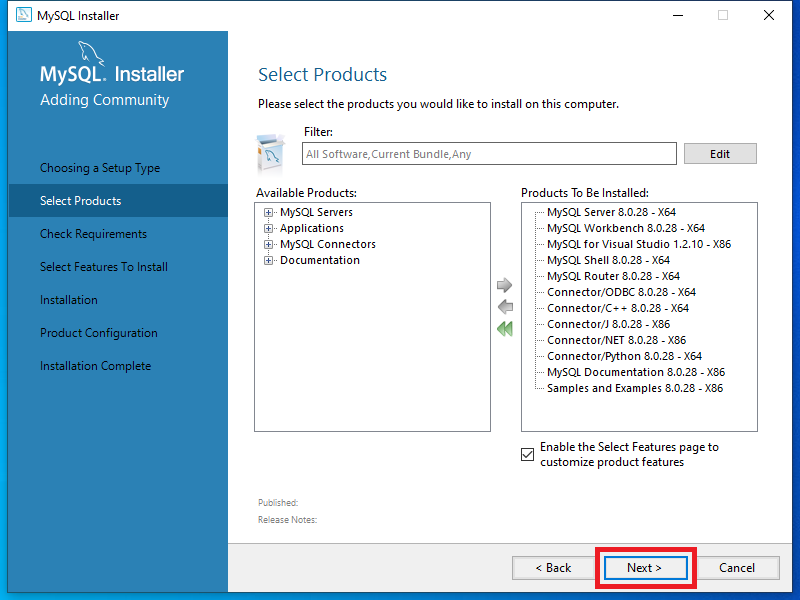 Install MySQL