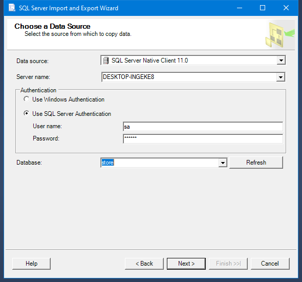 SQL export to CSV command