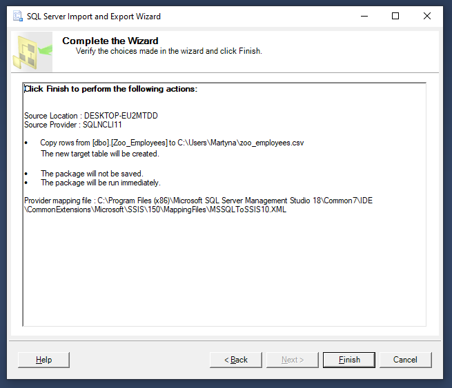 How to Export Data From Microsoft SQL Server to a CSV File