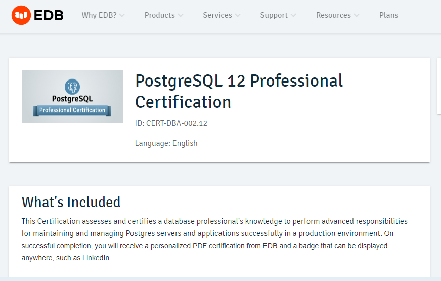 SQL certificates