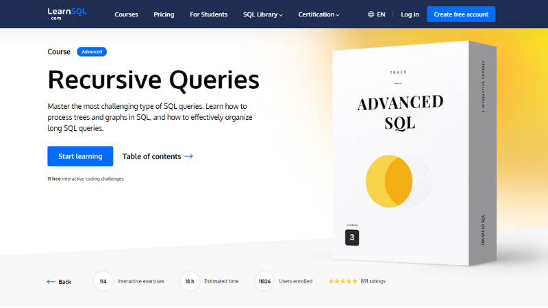 Recursive Queries Online Course